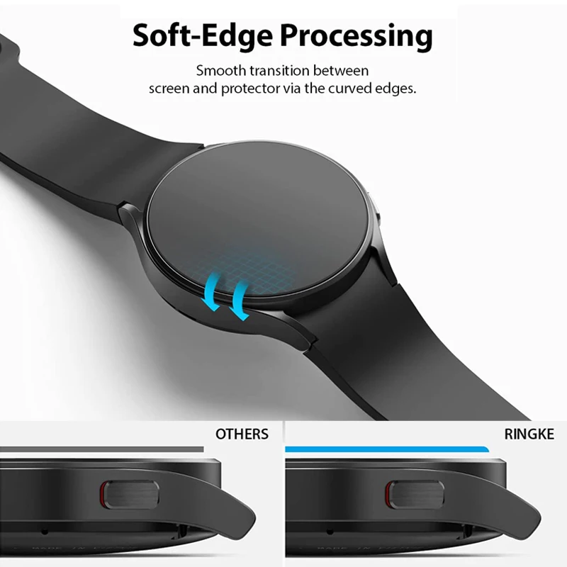 Tempered Glass Screen Protector for Samsung Galaxy Watch 4 , 44mm, 40mm,Classic Clock Cover Protection，Smart watch Accessories