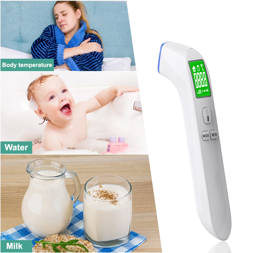 

Infrared thermometer (forehead gun) Baby Forehead Digital LED Meter Non-contact Infrared Children Adult English version new