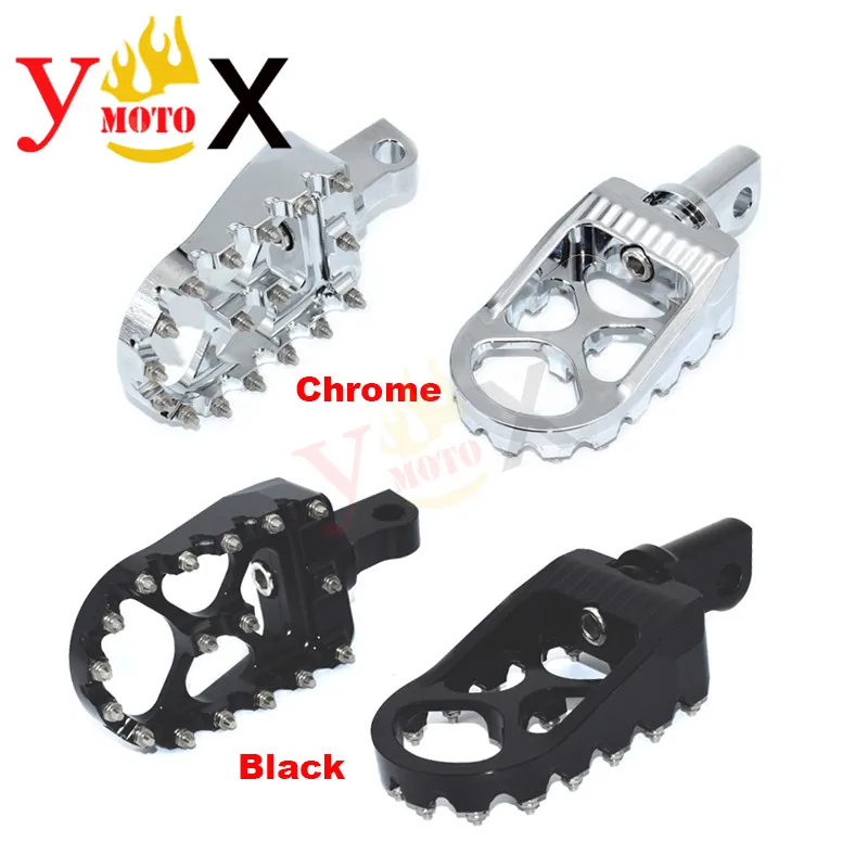 Нескользящая Мужская подставка для ног опора для ног педаль для ног Clubstyle CNC хром/черный для Harley Sportster 883 1200 Dyna Touring
