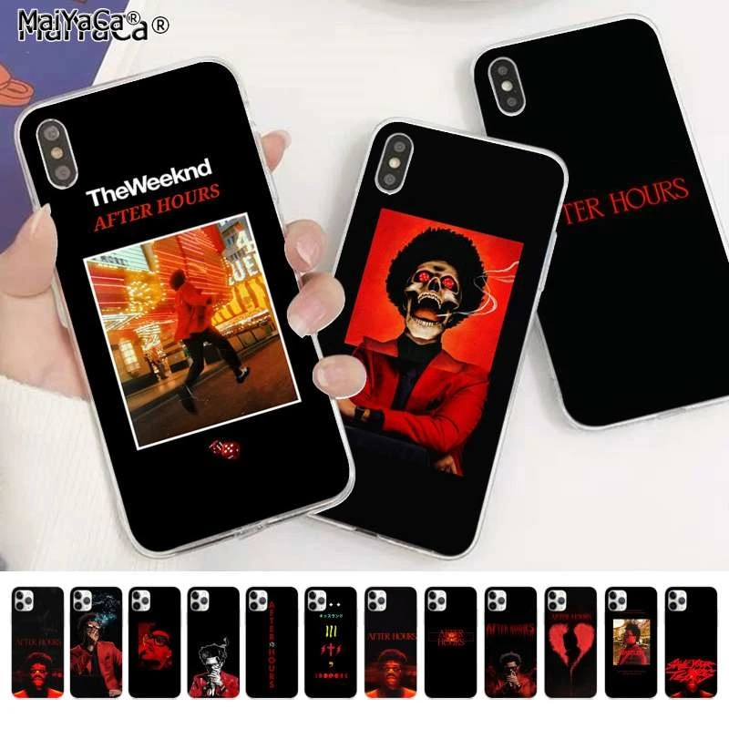 MaiYaCa The Weeknd After hour чехол для телефона iphone 13 11 12 pro XS MAX 8 7 6 6S Plus X 5S SE 2020 XR fundas | Мобильные