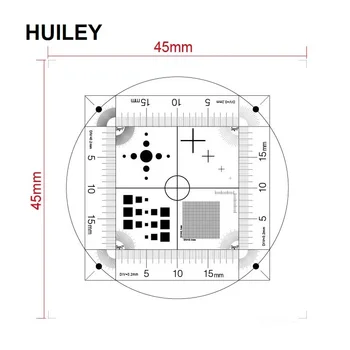 

Microscope Calibration Transparent Flexible Film PET Microscope Micrometer Ruler Measurement Net Scales Dots Cross Line Reticle
