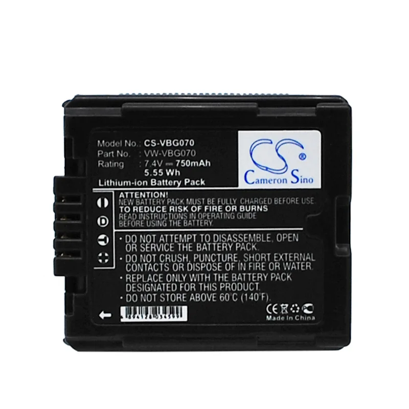 CameronSino for PANASONIC GS98GK H288GK H48 H68GK HDC-HS100 VDR-D230 VDR-D310 VDR-D50 VDR-D51 SDR-H40 SDR-H41 SDR-H50 battery |