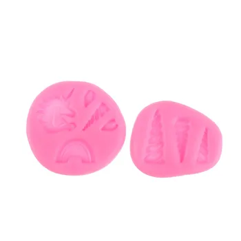 

New Mini cartoon Sugarcraft soap Chocolate fondant silicone mold Unicornio cake bakeware decorating tools