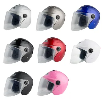 

Unisex Leather + ABS Motorcycle Cycling Helmet Off Road Full Face Bike 55-59cm Adjustable Length Outdoor Sports Safety Helmet