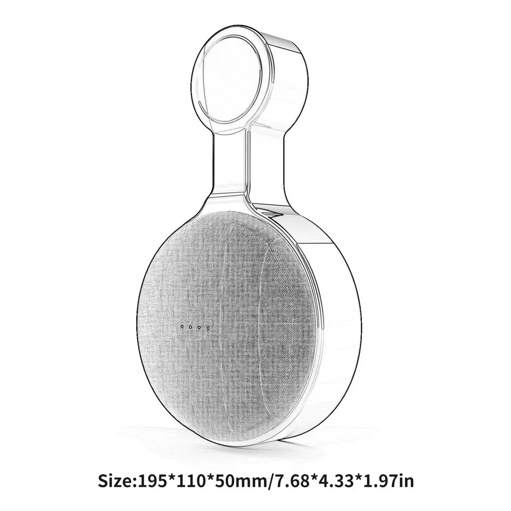 Настенная настенная вешалка-подставка для Google Home, Мини голосовой помощник, штепсельная Вилка для дома, кухни, ванной, спальни, держатель динамика