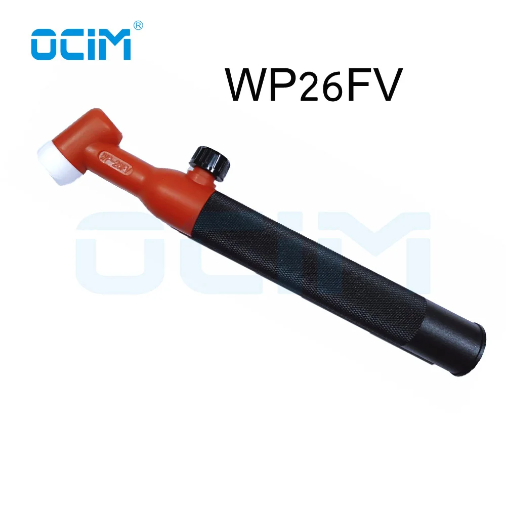 SR-26F/26FV WP26F WP26FV красный TIG сварочный фонарь с черной сварочной ручкой