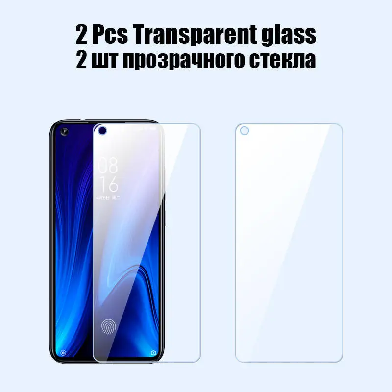 2 в 1 Гидрогелевая пленка и стекло для камеры для huawei honor 10 9 lite, закаленное стекло, Защита экрана для honor 8x9x20 pro 10i glass - Цвет: 2Pcs Tempered Glass