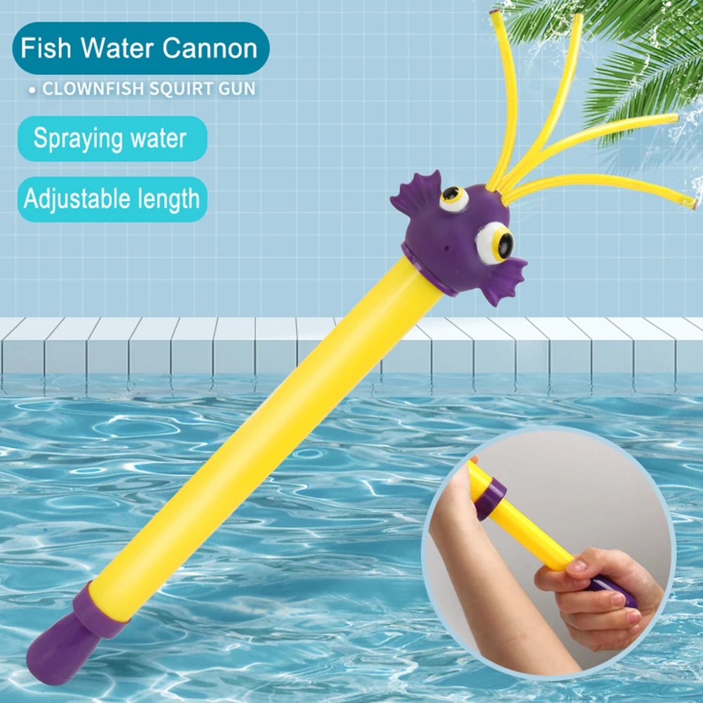 Горячее предложение, новые летние детские игрушки для плавания в воде, пляжные игрушки для плавания, ванны, игрушки для родителей и детей, интерактивные игрушки для душа Кита - Цвет: fish water gun