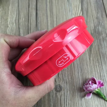 

1*Meat Press Red Stainless Steel Kitchen Gadget Hand-Held Hamburger Patty Meat Press Thicknesses