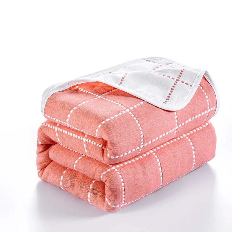 

Children's Home Textiles Cotton Cartoon Pattern Towels Quilt Six Layers Gauze Bath Towels Multifunctional Air Conditioners Quilt