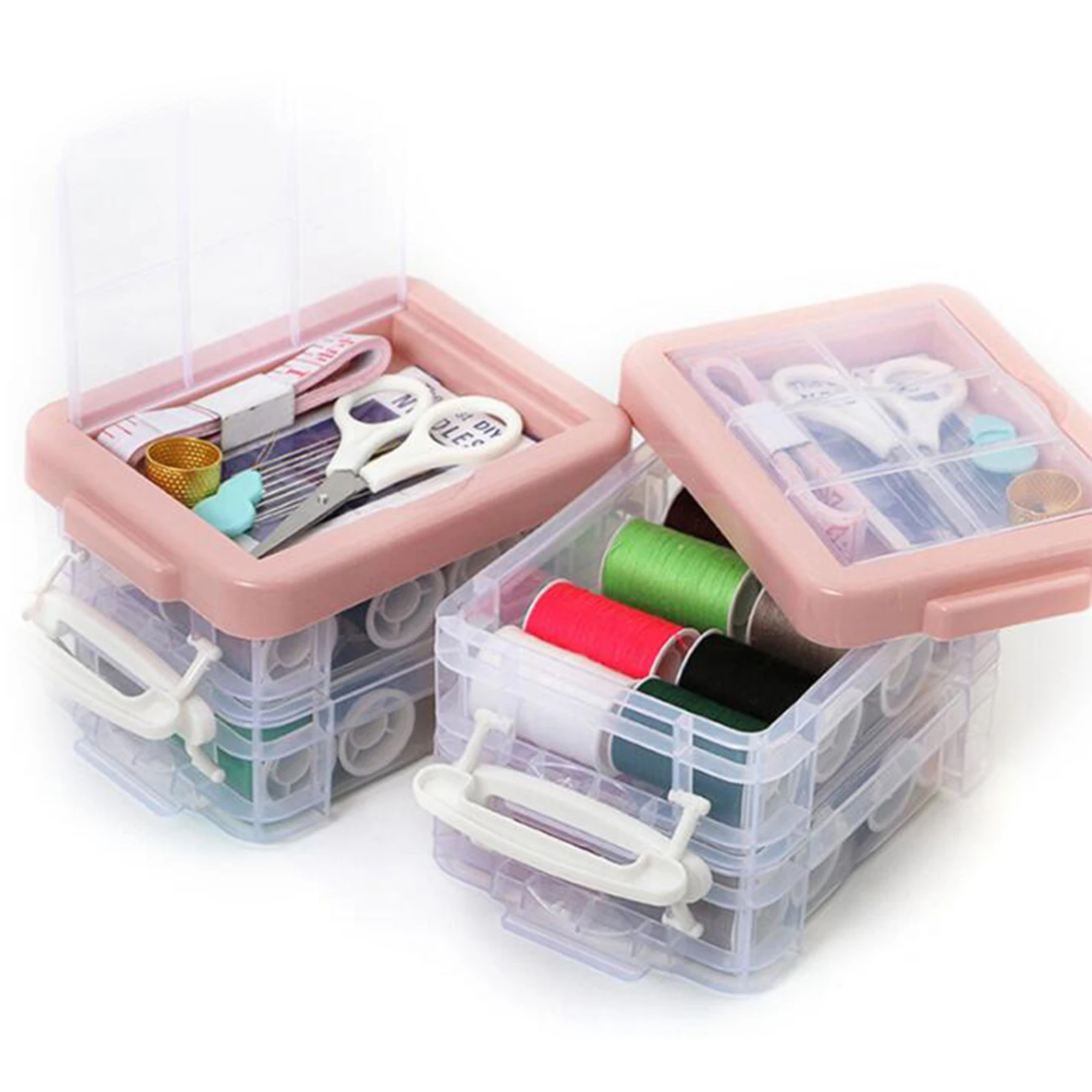 30Pcs/box Multifunction Box Sewing Kit Needle Tape Scissor Threads Sewing  Boxes Home & Travelling Supplies New Sewing Accessory