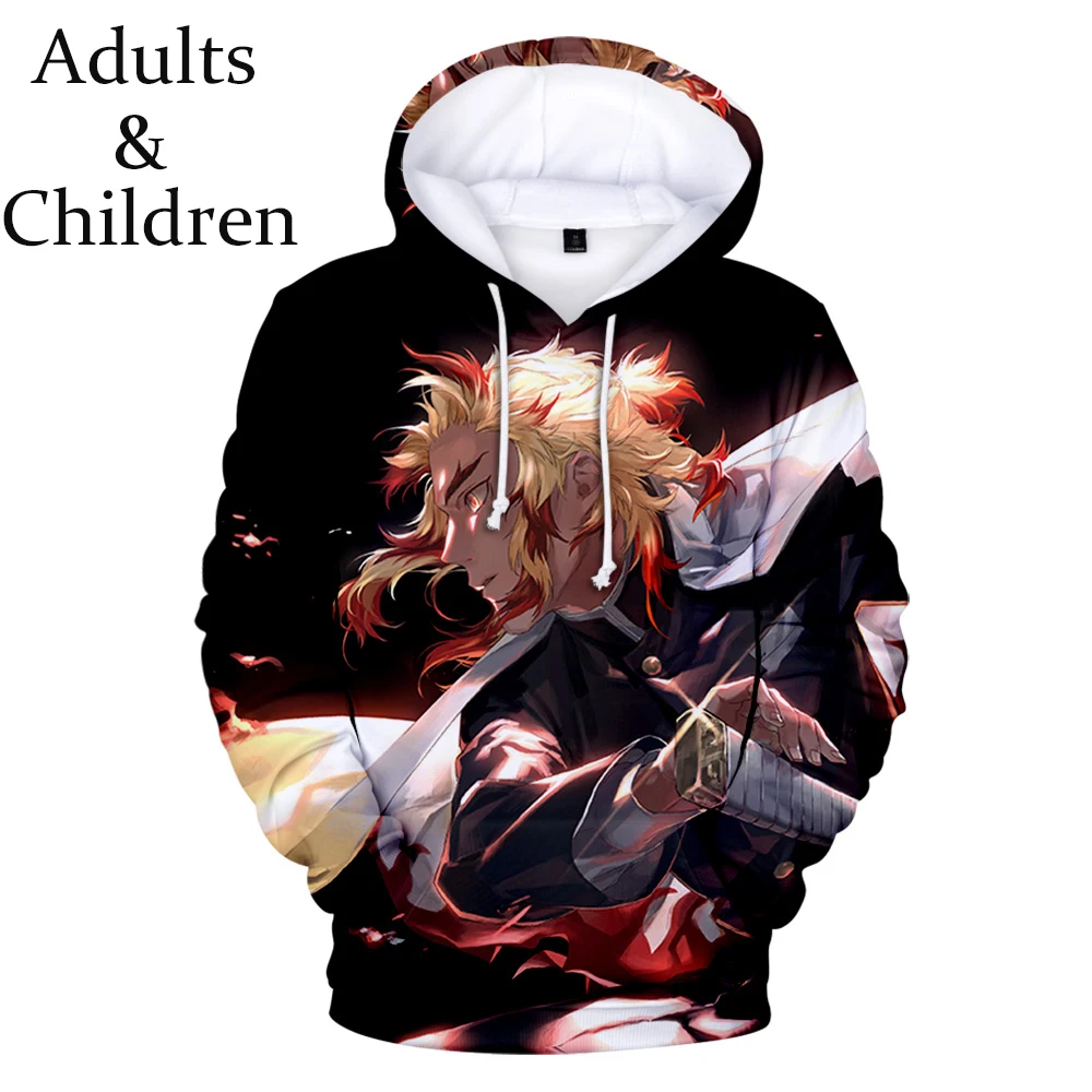 

Autumn Ghost Blade 3D Hoodies Men women Fashion Kids Harajuku Print Comic Demon Slayer 3D casual Hoodies boys girls Sweatshirts