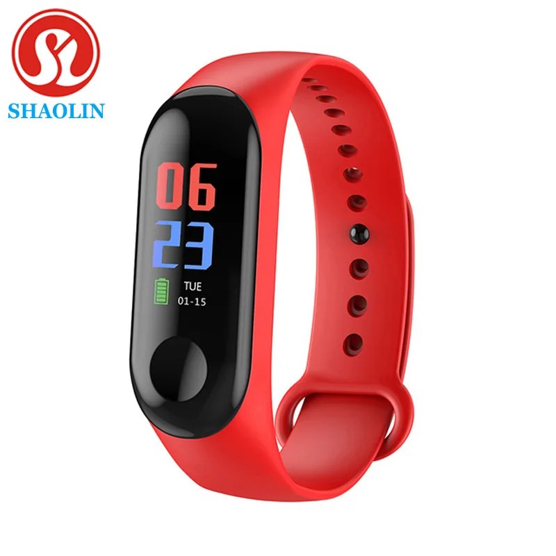 SHAOLIN Smart Watch Bracelet Band Fitness Tracker Color Screen Sport Wristband wristband Bluetooth For iPhone Xiaomi 1