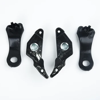 

2 Pair Car Front Headlight Repair Bracket Clip Kit For BMW 5 Series E60 E61 Headlight Bracket Plastic+Metal Bracket