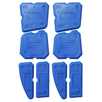 

8 Pieces Caulking Tool Kit Sealant Finishing Tools For Bathroom Kitchen And Floor Sealing, Blue