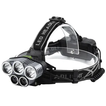 

5led Strong Light USB Charging Headlight Outdoor Fishing Super Bright Headlight Miner's Lamp