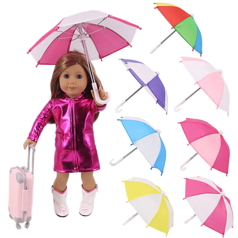 

Fashion Doll Umbrella Our Generation Doll Accessories For14-18 Inch&43 cm Baby Dolls Our Generation Doll Birthday Present Toys