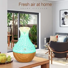 USB Aroma Diffuser Electric Humidifier Aroma Oil Diffuser Ultrasonic Air Humidifier Aromatherapy LED Light Mist Maker for Home