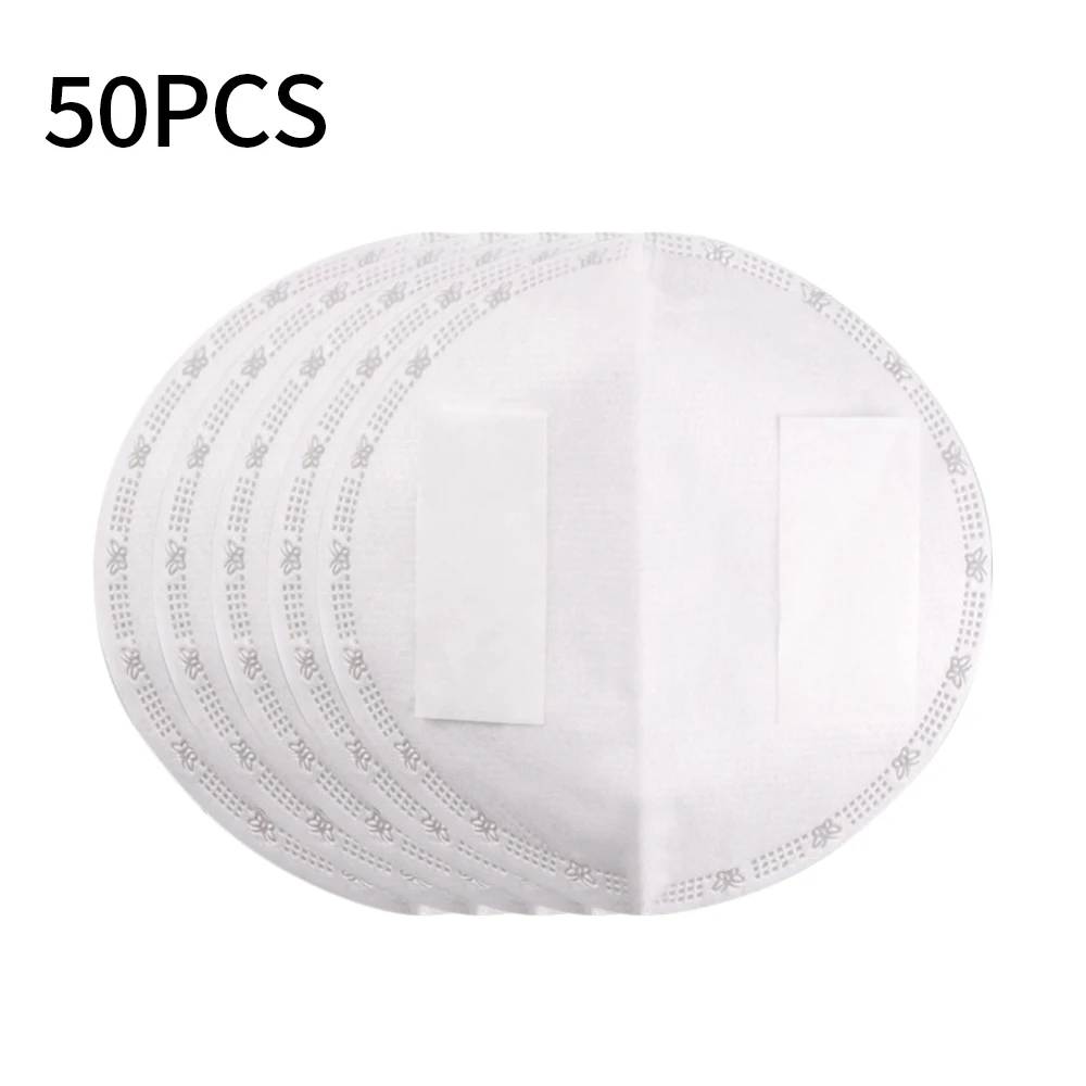 

50Pcs Disposable Face Masks Filter Pad 3 Layers Breathable Filter Protective Filter Mouth Mask Replacement Pad for Adult Kids