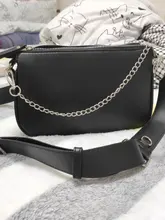 Conjunto de 2 bolsas de mensajero Retro para mujer, bolso de hombro de cuero de pu con monedero y bolso de mano, 2021