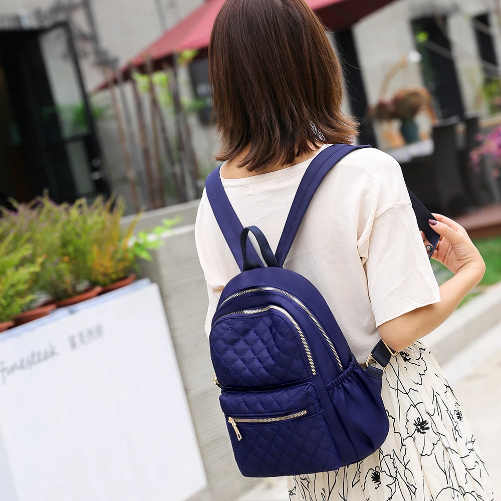 Женский Большой Вместительный простой стильный водонепроницаемый рюкзак, Студенческая сумка, Противоугонный женский рюкзак высокого качества для путешествий