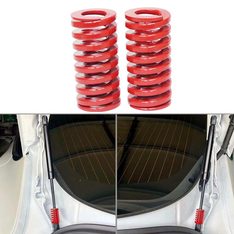 

NEW-2 Pcs 25mm OD 40mm Length Compression Mould Die Springs for Tesla Model 3 Trunk, Medium Load