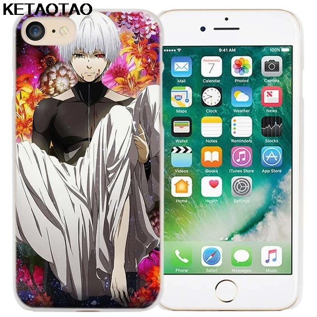 KETAOTAO Токийский Гуль E чехол для телефона s для iPhone 4S SE 5C 5S 6S 7 8 Plus X XS XR 11 Pro Чехол кристально чистый мягкий TPU чехол s - Цвет: Хаки
