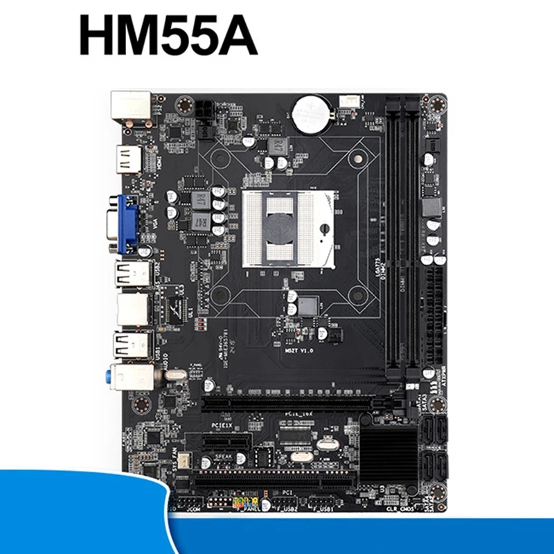 HOT-HM55A настольного компьютера материнская плата DDR3 LGA1288 Поддержка I3 I5 I7 материнская плата