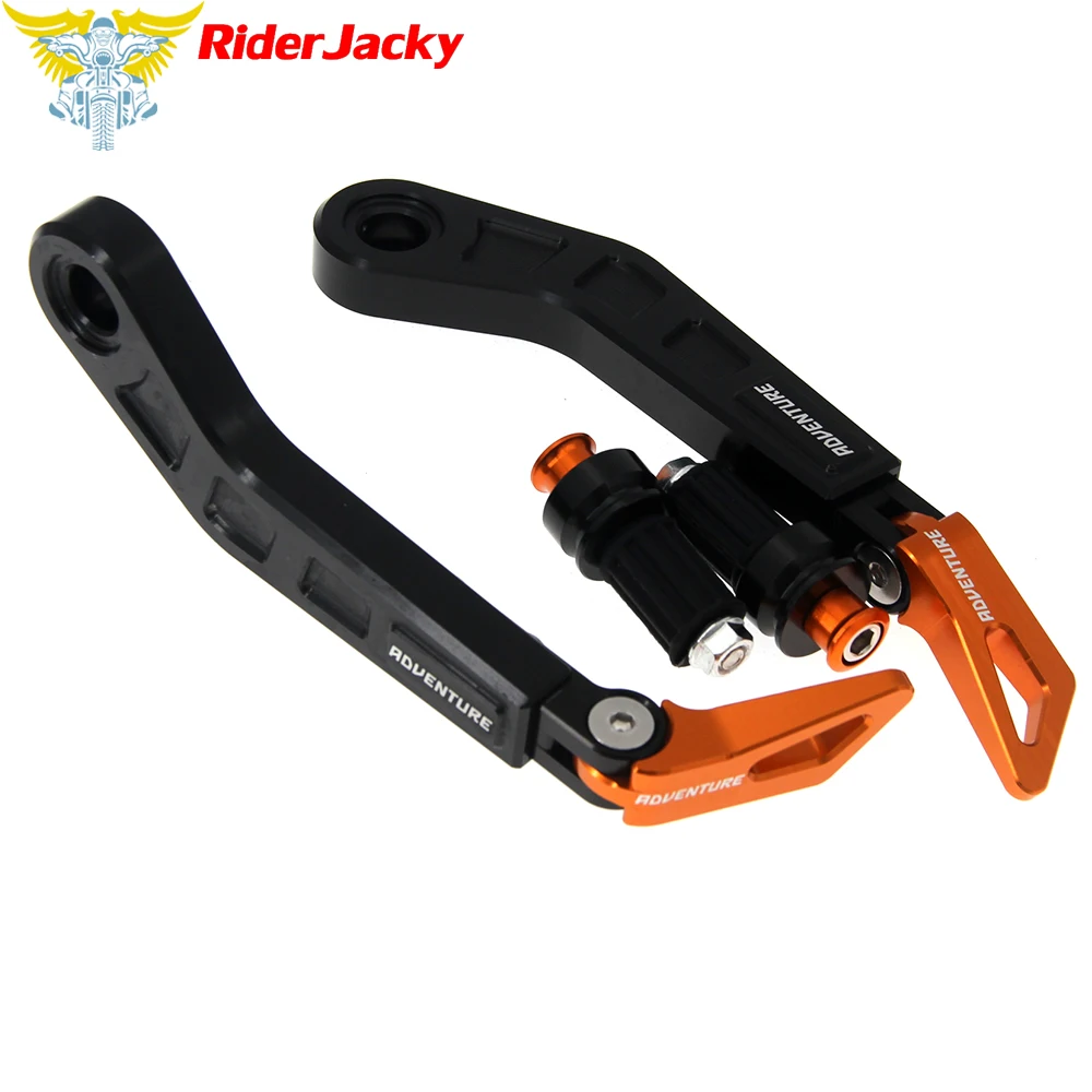 

Riderjacky Adjustable Motorcycle HandleBar Grip Motorbike Brake Clutch Lever Protector Guard For KTM Adventure 1090 1190 1290