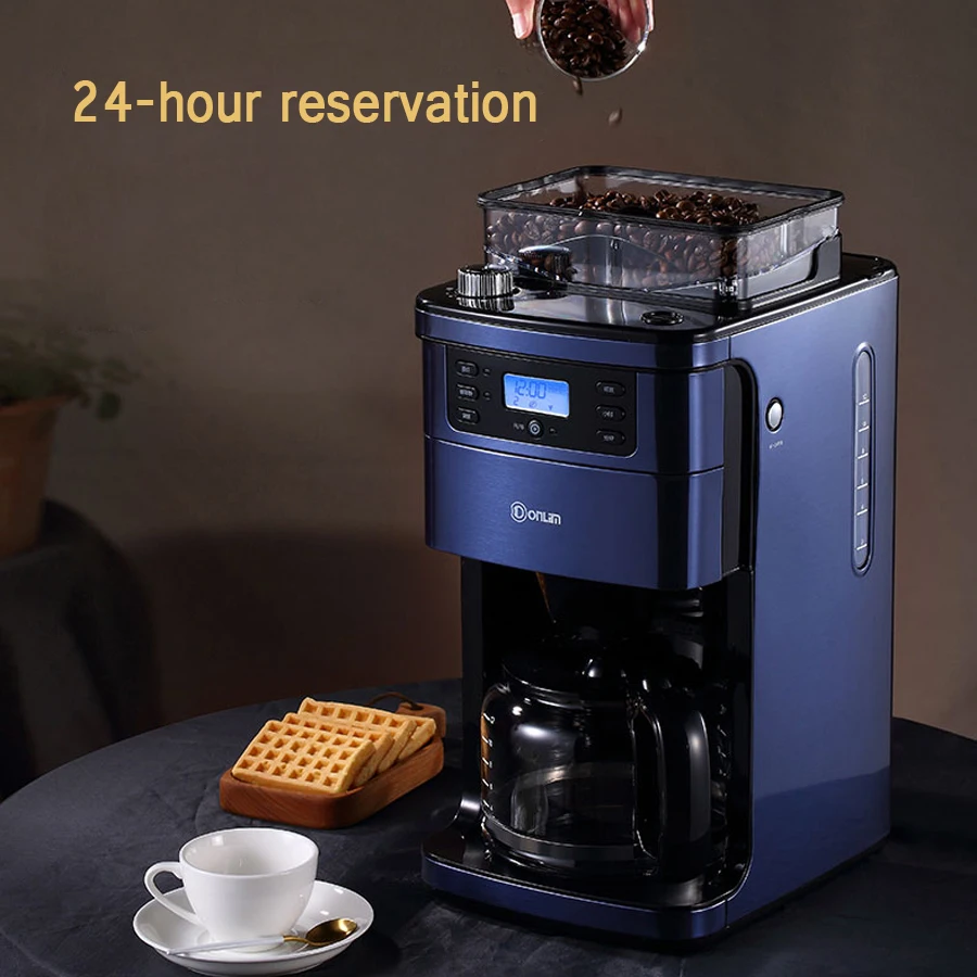 

Fully Automatic Coffee Machine Maker Grinder American Italian WIFI Remote Control High Capacity Three-speed Adjustment