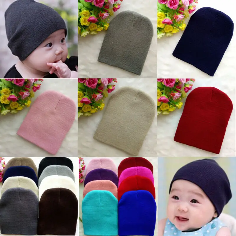 

Newborn Cap Boy Beanie Children Girl Cotton Soft Cute Hat Infant Winter Warm Cap For Baby Toddler