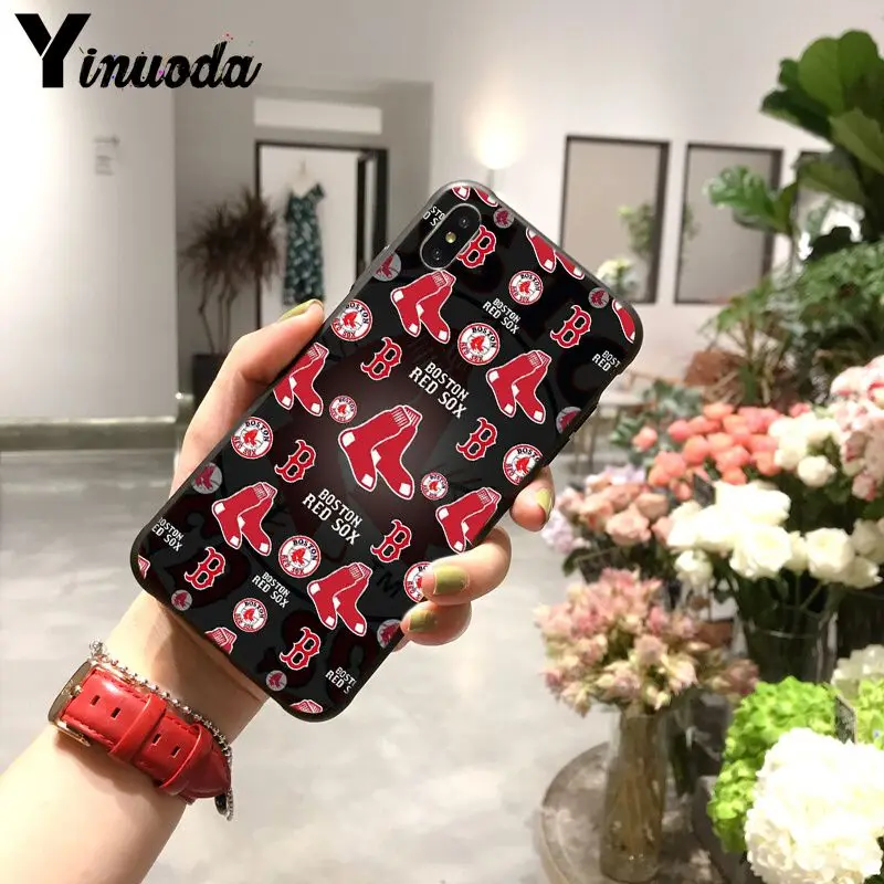 Yinuoda New York Yankees Boston Red Sox бейсбольный Телефон чехол для iphone 8 7 6 6S Plus 5 5S SE XR X XS MAX 11pro max Coque Shell