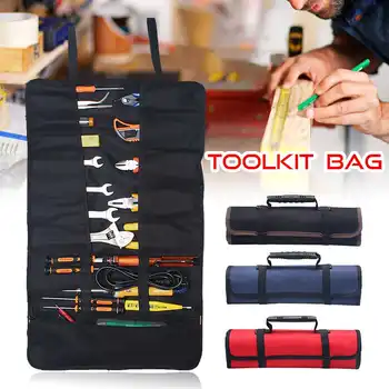 

Multifunction Tool Bag Waterproof 600D Oxford Cloth Folding Toolkit Reel Roll Portable Storage Bag 10kg Bearing Capacity