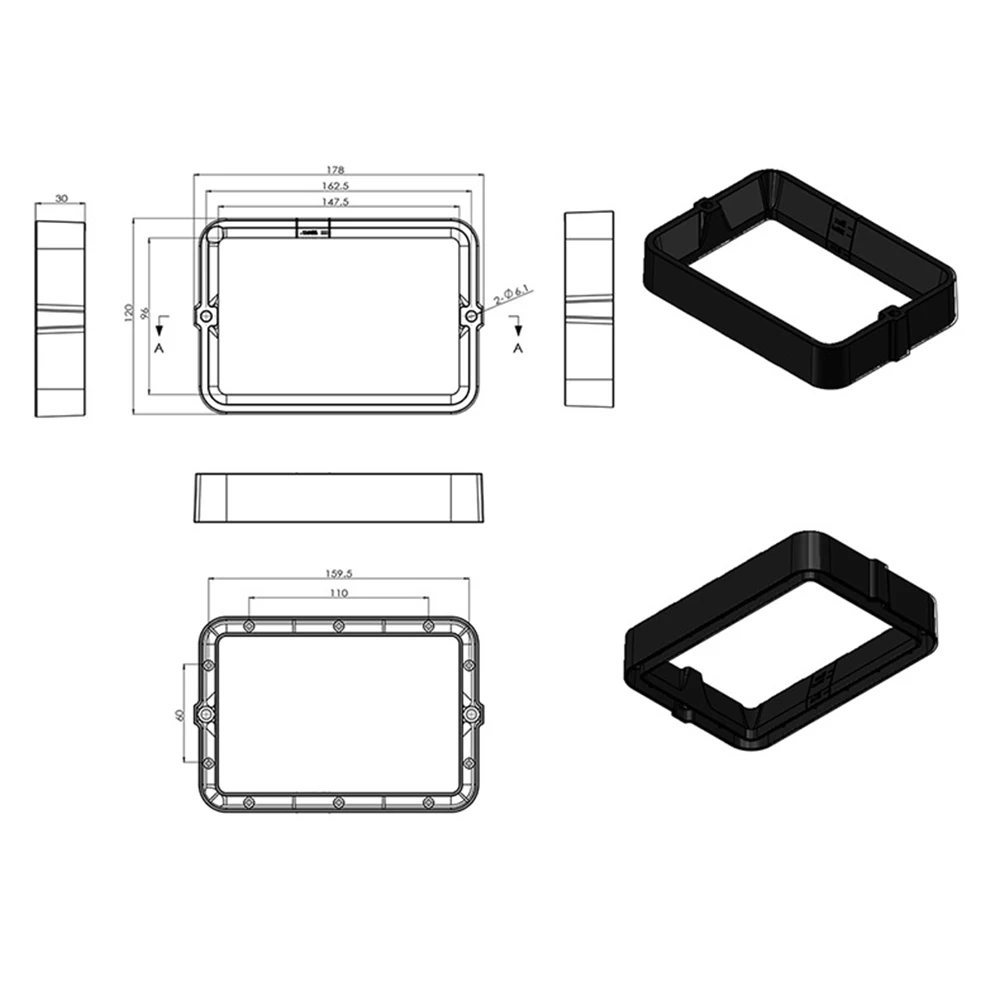 Материал стойки прозрачный черный/оранжевый 178*120 мм пластиковая Смола НДС с 5 шт. FEP пленка для DLP SLA Photon Wanhao D7 3d принтер