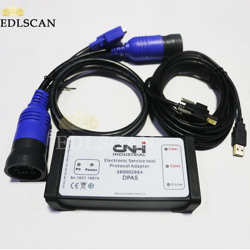 CNH EST диагностический набор с CF19 запасные части New Holland чехол сельскохозяйственное