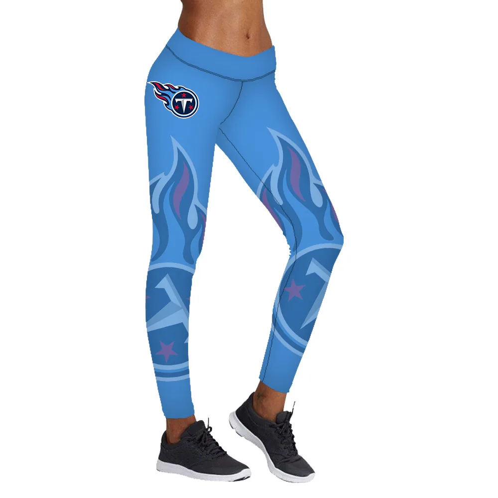 17 Styles 3D Print Yoga Pants Plus Size S-4XL Women Teams Leggings High Waist Match Raider Sport Pants Elastic Fitness Tights