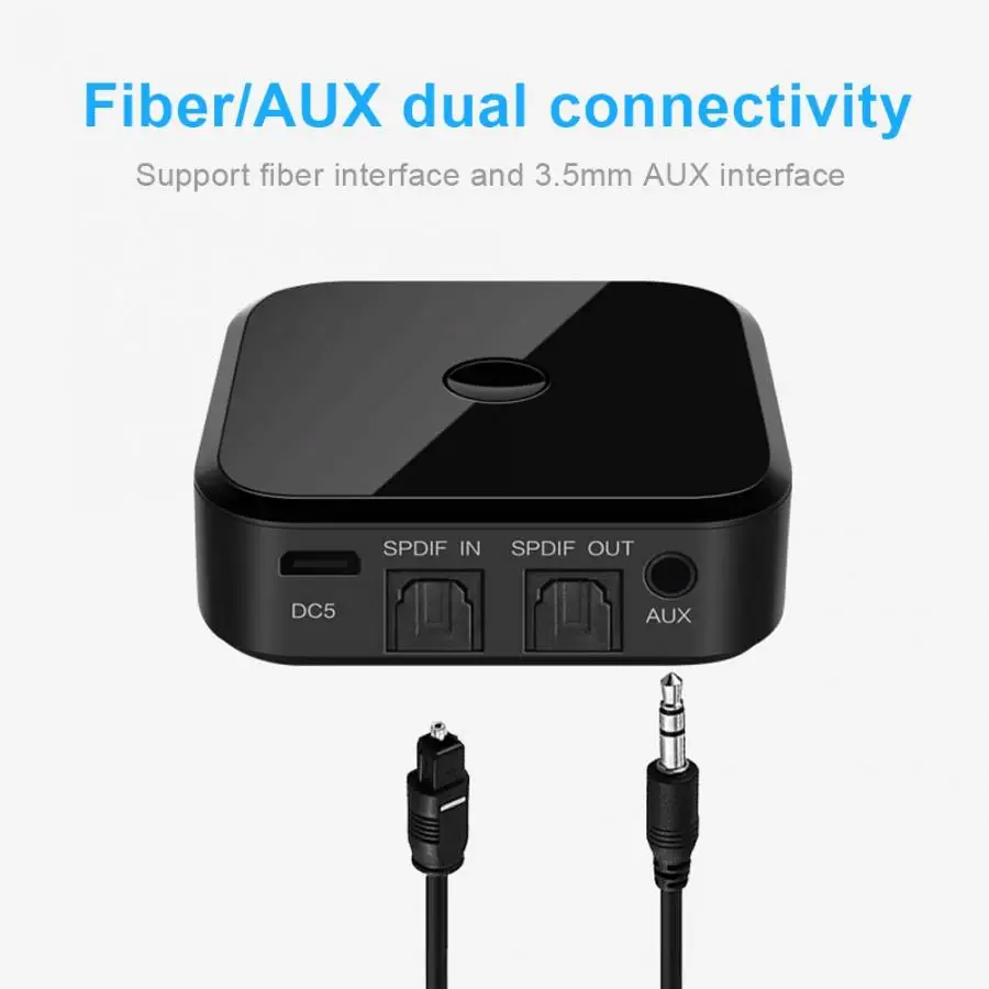 2 в 1 волоконно-оптический bluetooth-передатчик приемник аудио адаптер для APTX версии для xbox