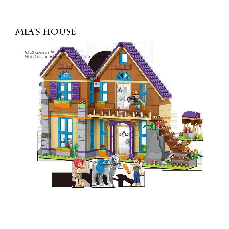 

IN STOCK Girl friend series Mia's villa 41369 girl toy building blocks XMAS gift