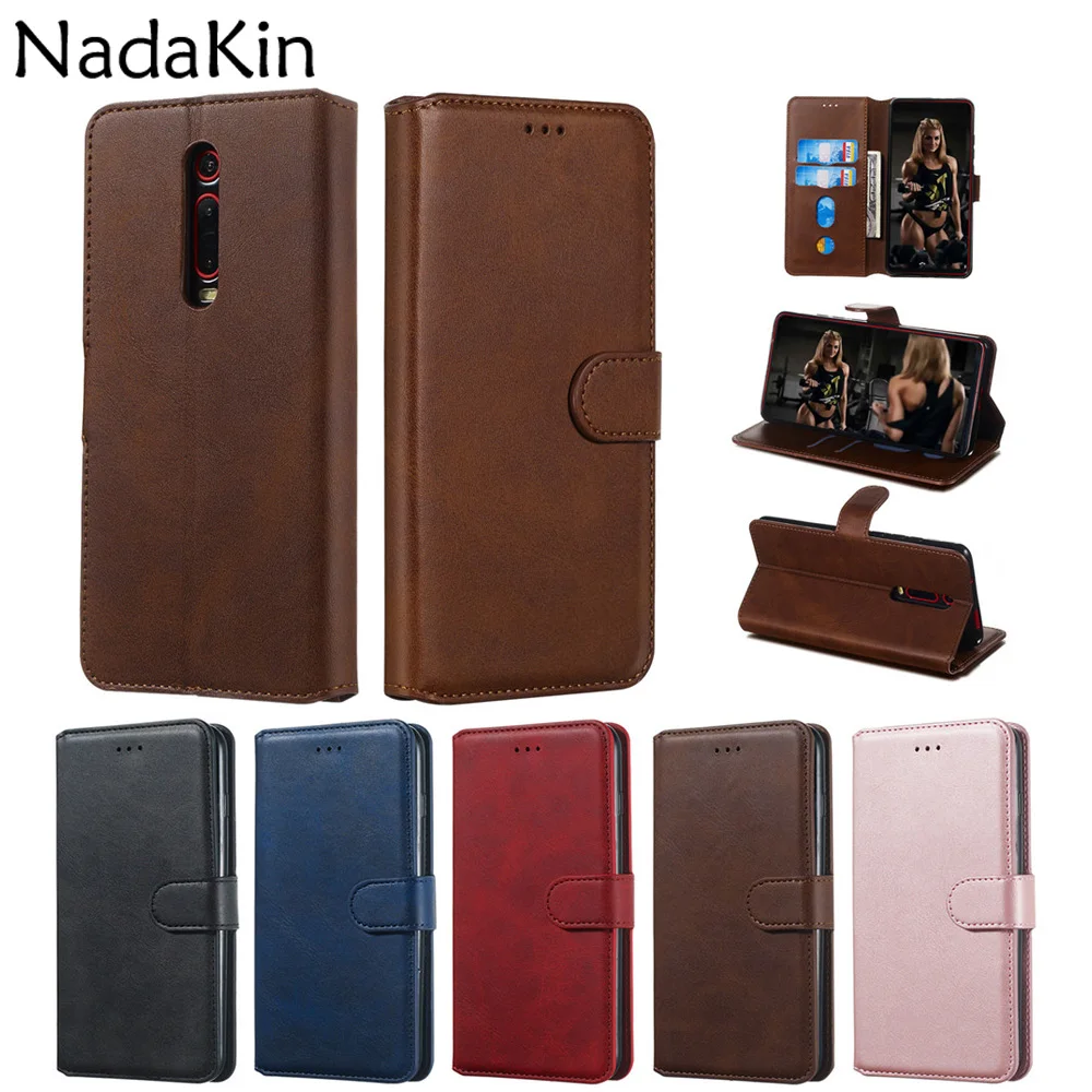 

Luxury Leather Book Shell Case for Xiaomi Mi A3 9T A2 Lite Redmi 7 7A K20 Note 7 5 6 Pro Flip Cover With Card Money Pocket