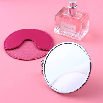 

Small make-up mirror female portable mirror circular small mirror portable mirror diamond ring Mini Princes mirror beauty mirror