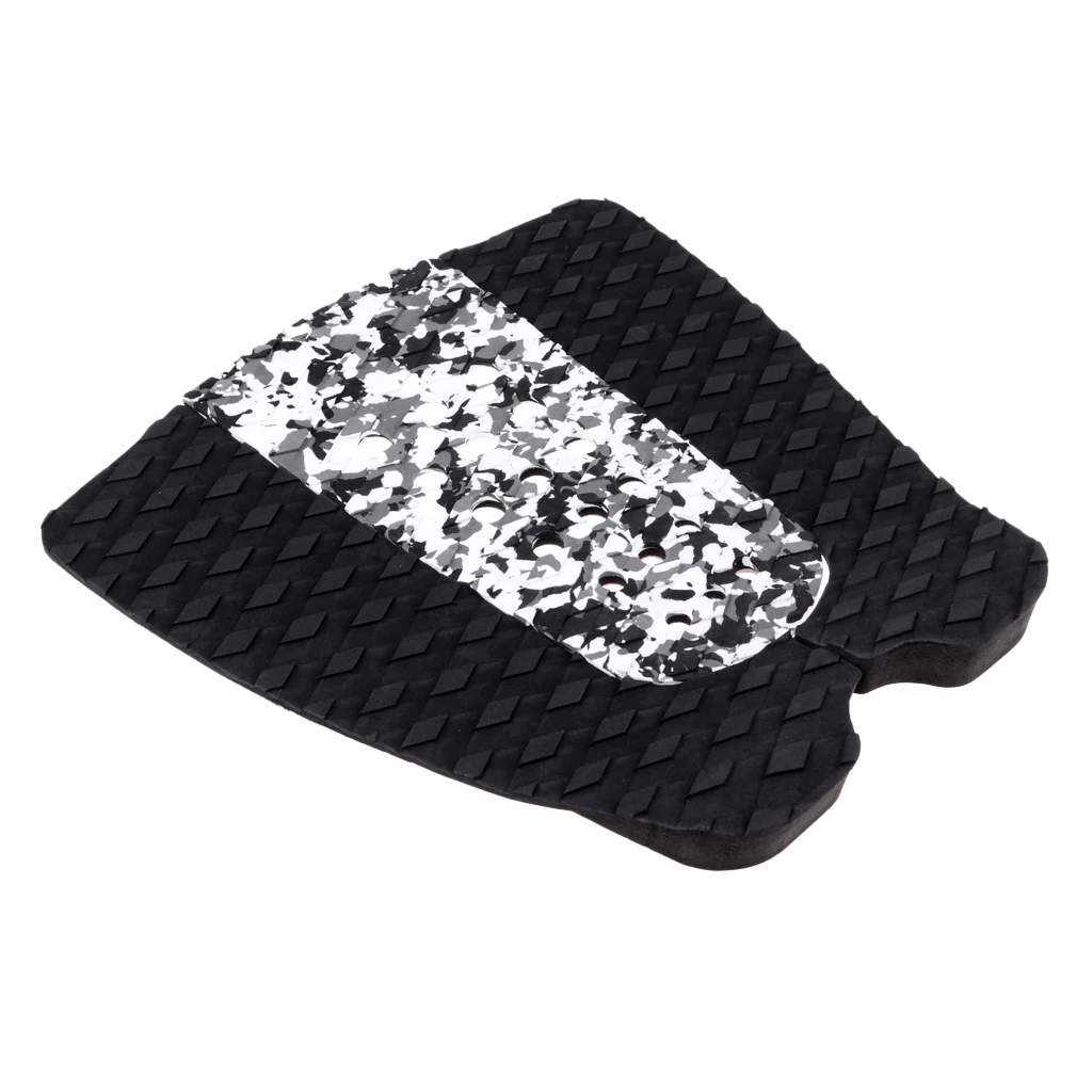 3 Pieces Longboard SUP Traction Pad Adhesive Deck Grip Tail Pad for Stand Up Paddleboards and Surfboard