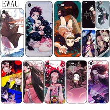 EWAU аниме Kimetsu no Yaiba Мягкий силиконовый чехол для телефона iPhone 5 5S SE 6 6s 7 8 plus X XR XS 11 Pro Max