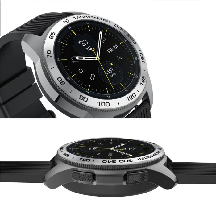 Ободок кольцо клеющаяся крышка против царапин Металл для samsung Galaxy Watch 42 мм LHB99