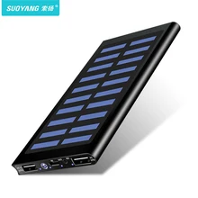 Солнечное зарядное устройство 30000 мА/ч, внешняя батарея, 2 USB, портативное зарядное устройство для мобильного телефона, солнечное зарядное устройство для Xiaomi Mi, iphone 8, 11, samsung