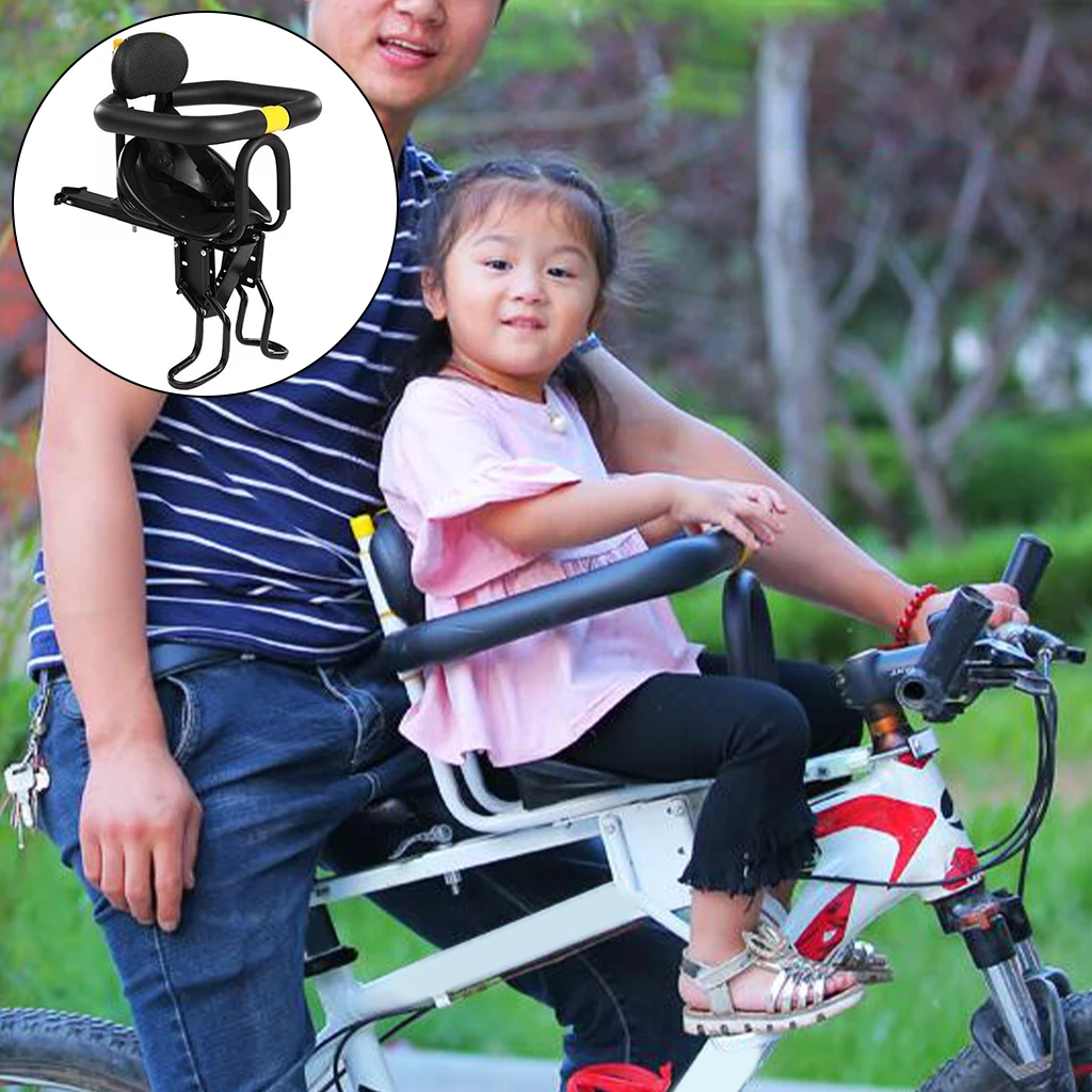 Verbinding heks rivier Veiligheid Kinderzitje Bike Front Baby Zadel Met Voet Pedalen Kussen Terug  Rest Voor Racefiets|Fietszadel| - AliExpress