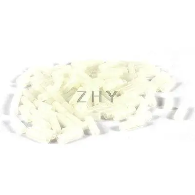

120 Pcs 2.5mm x 4mm x 13mm White LED Spacer Supports Cylindrical for PCB Board