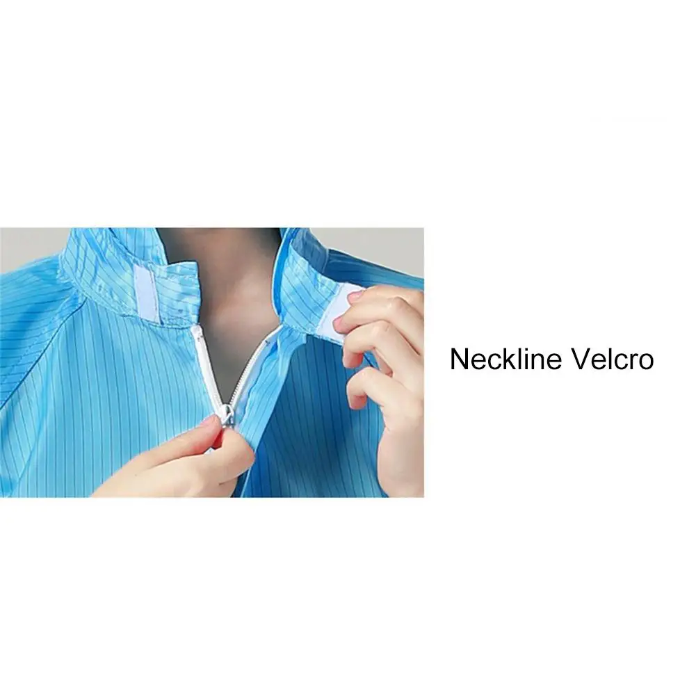 Disposable Protective Gown Protective Coverall Reusable Dust-proof Anti-static Protection Overall Suit With Hood Elastic Cuffs