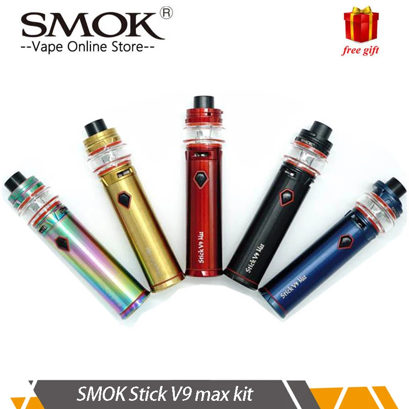 Новейший SMOK Stick V9 max комплект с аккумулятором 4000 мА · ч Vape 8 5 мл палкой Max