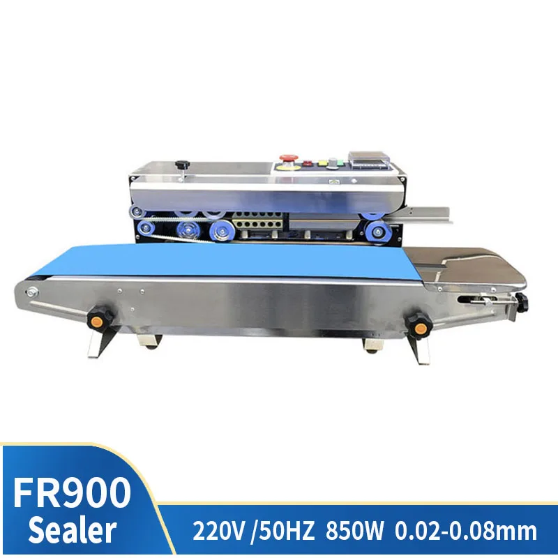 FR-900 Voedsel Zak Continu Sluitmachine Automatische Plastic Folie Verpakking Machine Hulpapparatuur Drukmachine Datum FR-900 Voedsel Zak Continu Sluitmachine Automatische Plastic Folie Verpakking Machine Hulpapparatuur Drukmachine Datum