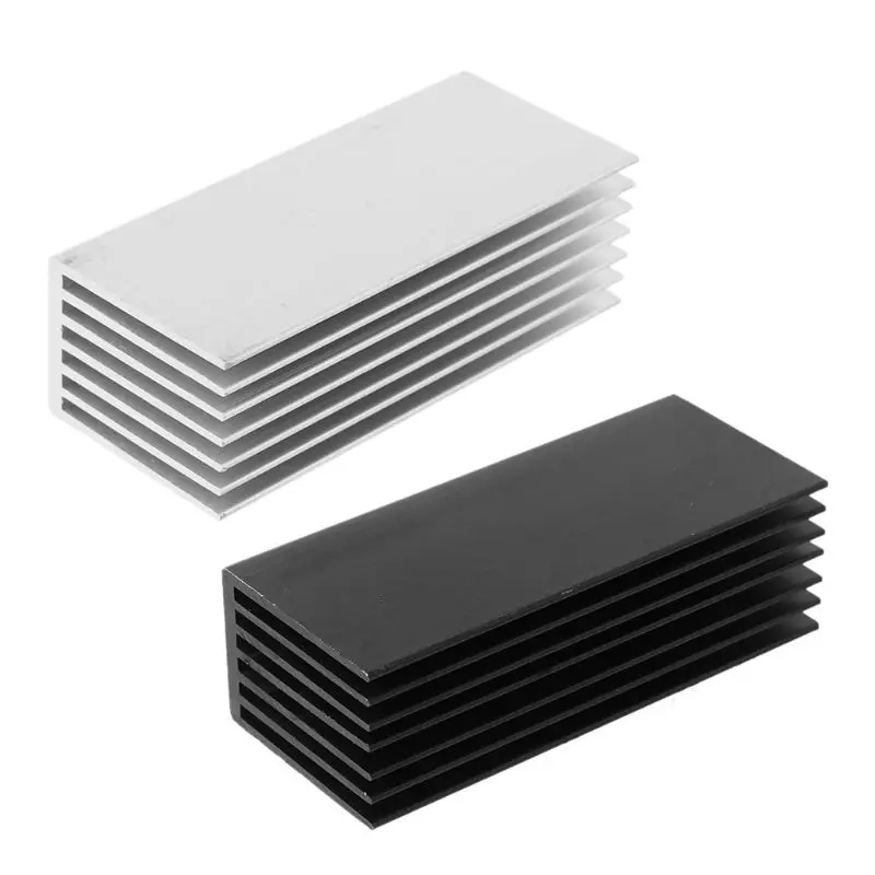 1Set Aluminum Heatsink Cooling Thermal Pad Radiator Cooler For NVME M.2 NGFF SSD Solid State Hard Drive Disk |